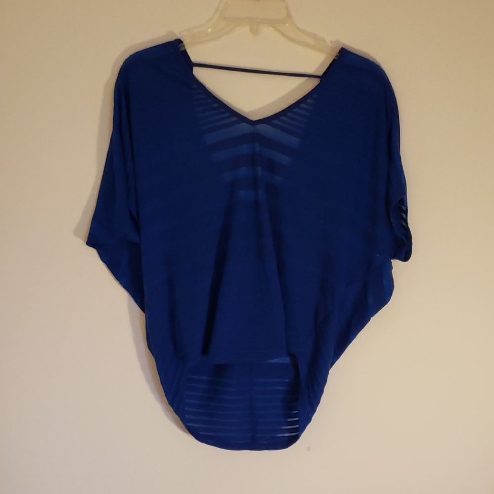 Express shear shirt sexy back